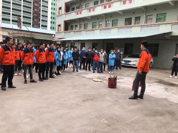 軒業連接器消防演習