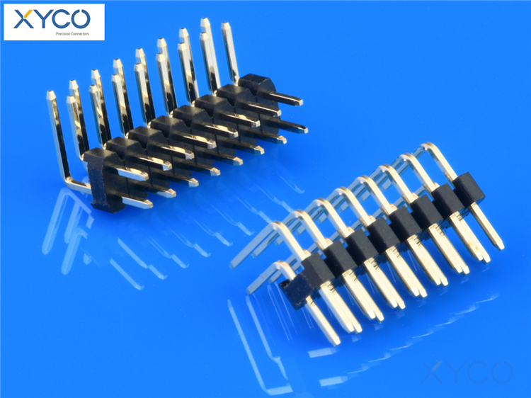 2.0mm雙排DIP90°排針 2.0mm雙排DIP90°排針