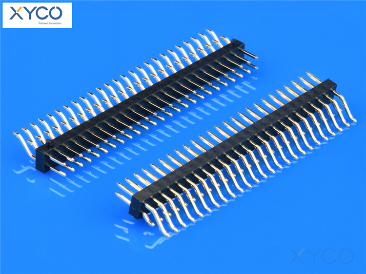 2.0mm雙排SMT90°排針 2.0mm雙排SMT90°排針